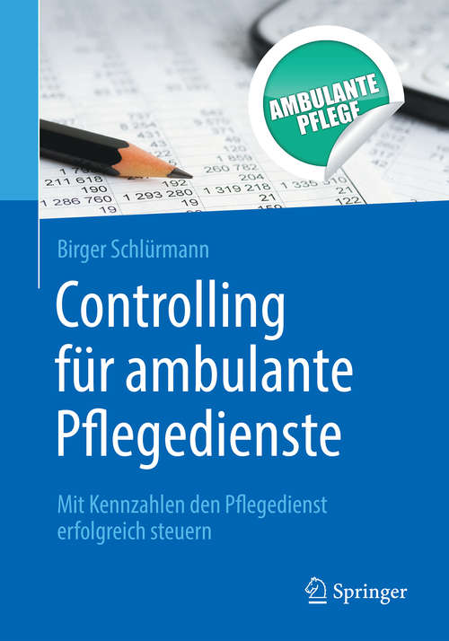 Book cover of Controlling für ambulante Pflegedienste