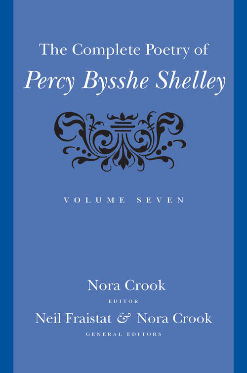 Book cover of The Complete Poetry of Percy Bysshe Shelley