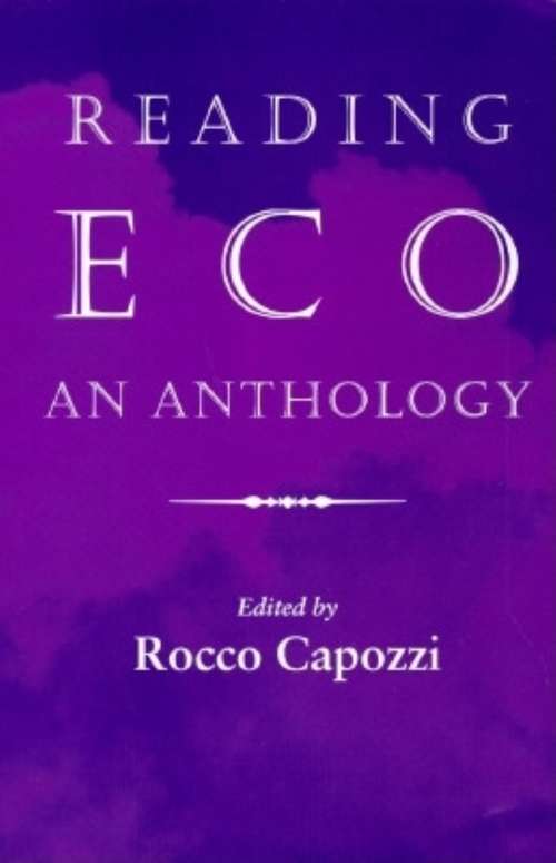Book cover of Reading Eco: An Anthology