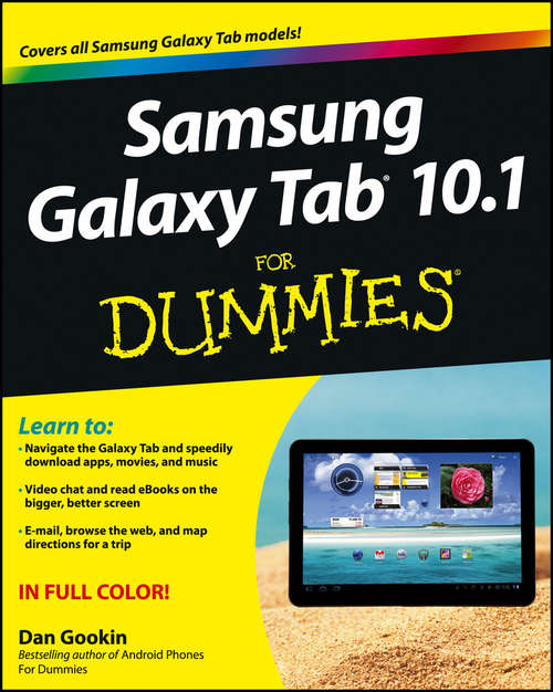 Book cover of Samsung Galaxy Tab 10.1 For Dummies