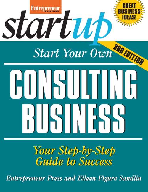 Book cover of Start Your Own Consulting Business