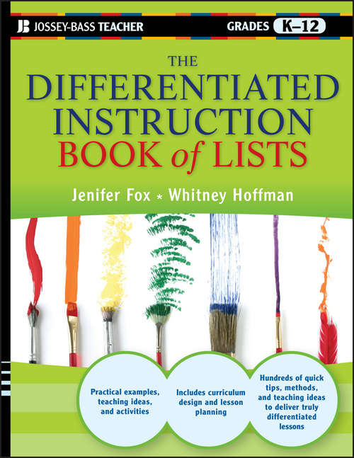 Book cover of The Differentiated Instruction Book of Lists