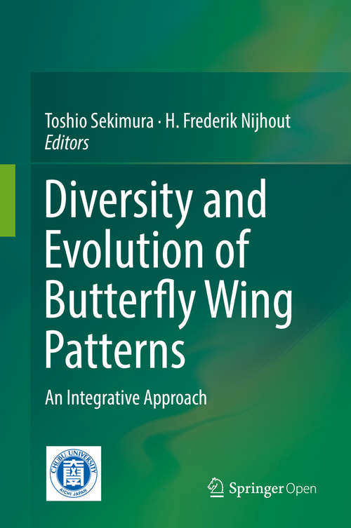 Book cover of Diversity and Evolution of Butterfly Wing Patterns