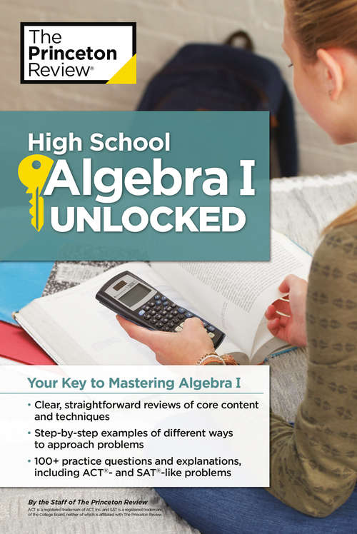 Book cover of High School Algebra I Unlocked