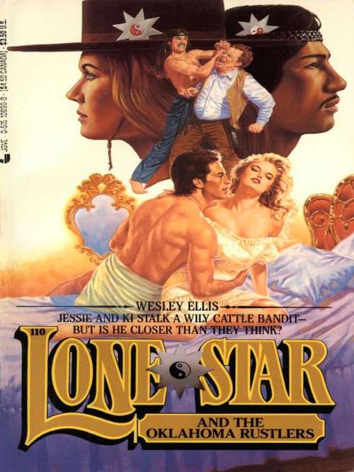 Book cover of Lone Star and The Oklahoma Rustlers (Lone Star #110)