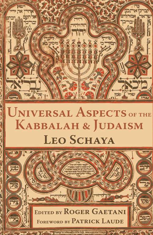 Book cover of Universal Aspects of the Kabbalah and Judaism