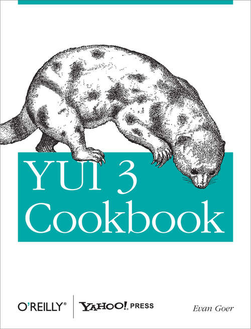 Book cover of YUI 3 Cookbook
