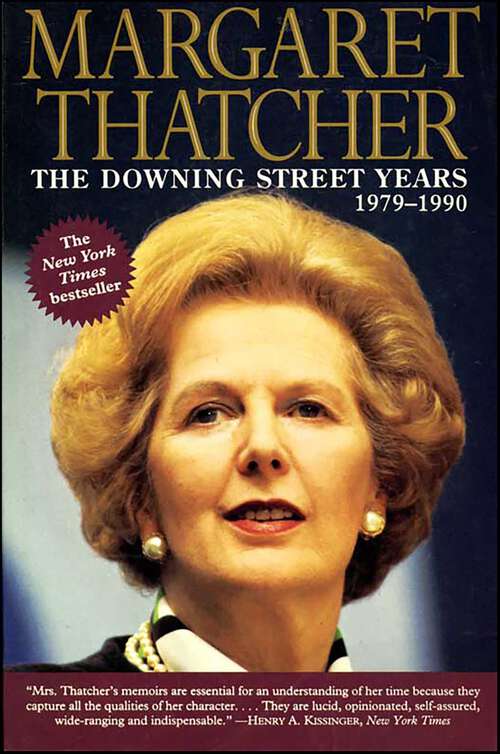 Book cover of The Downing Street Years: 1979–1990