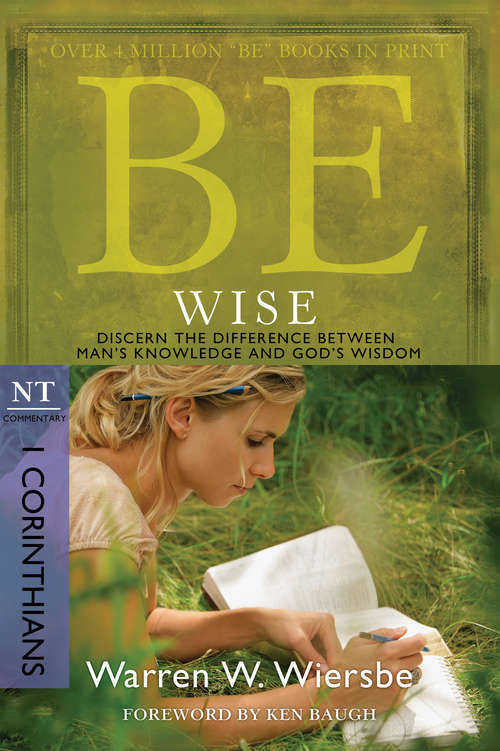 Book cover of Be Wise (1 Corinthians)