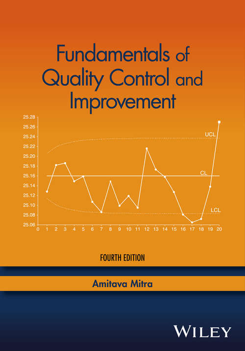Book cover of Fundamentals of Quality Control and Improvement