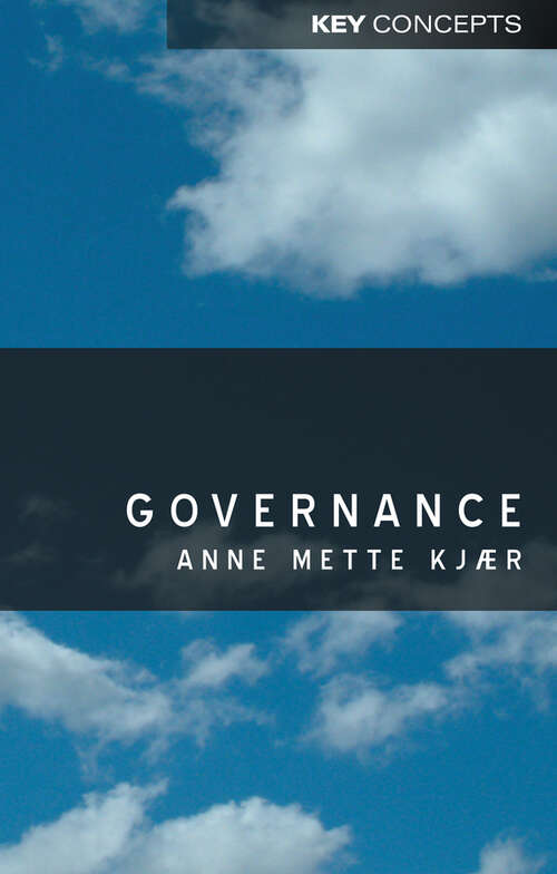 Book cover of Governance (Key Concepts)