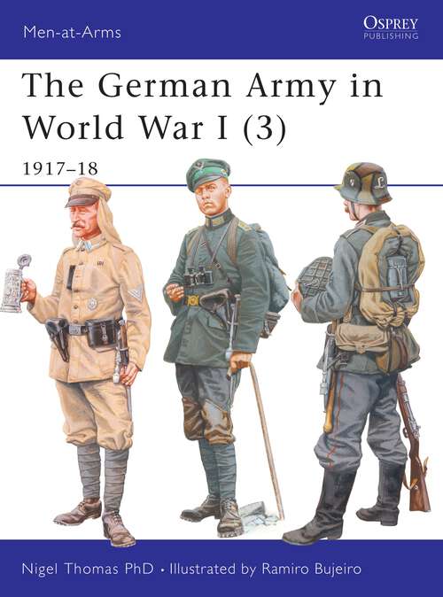 Book cover of The German Army in World War I