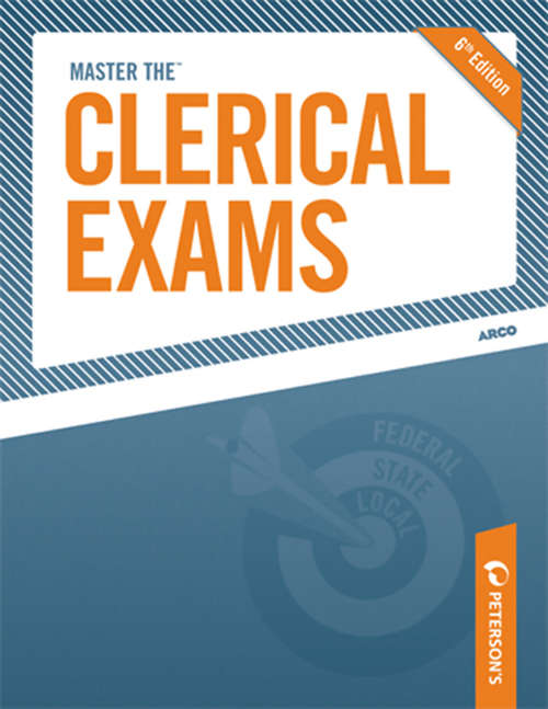 Book cover of Master the Clerical Exams