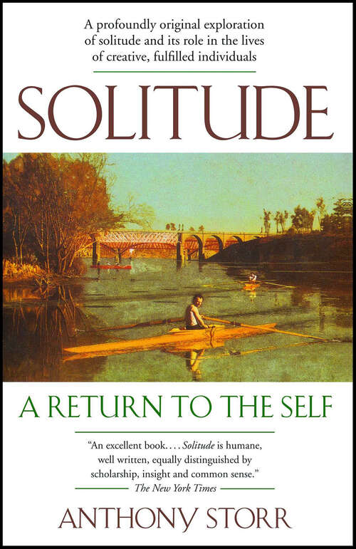 Book cover of Solitude a Return to the Self: A Return To The Self (Flamingo Ser.)