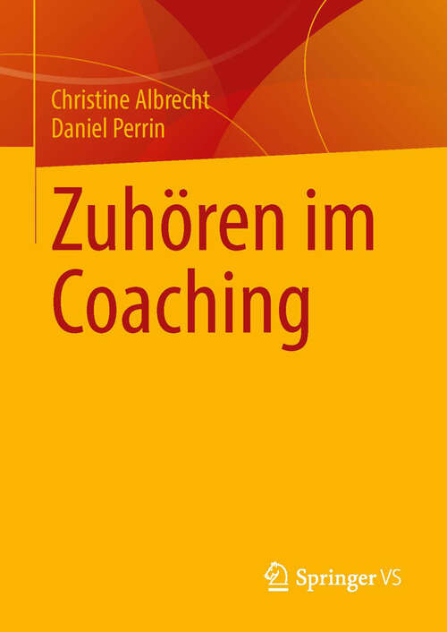 Book cover of Zuhören im Coaching