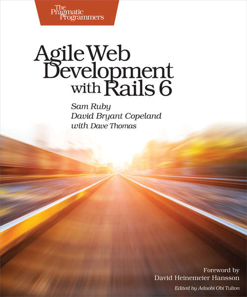 Book cover of Agile Web Development with Rails 6