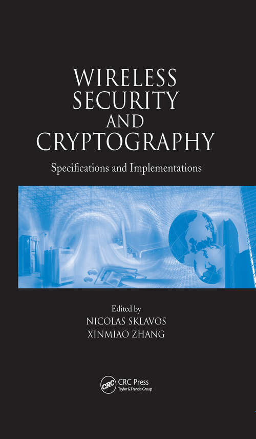 Book cover of Wireless Security and Cryptography: Specifications and Implementations