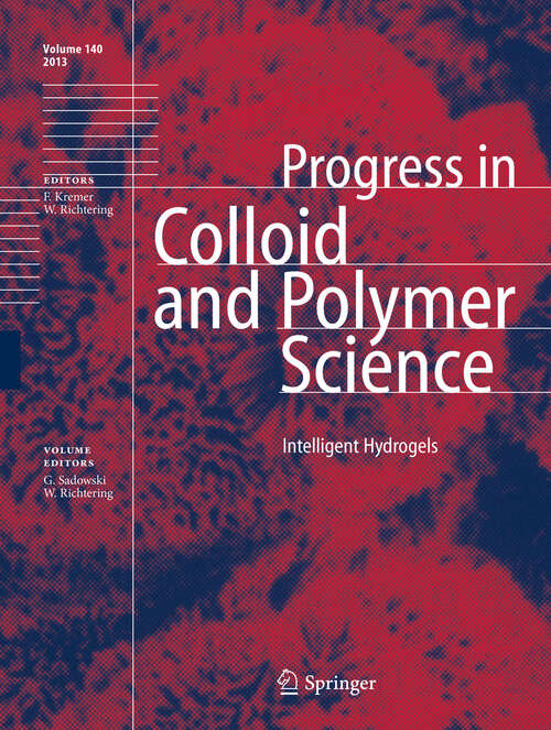 Book cover of Intelligent Hydrogels