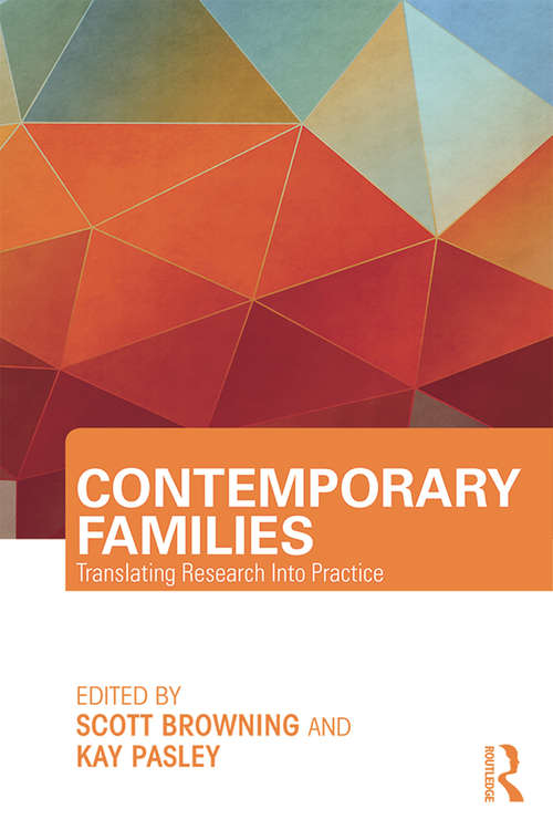Book cover of Contemporary Families: Translating Research Into Practice (Routledge Series on Family Therapy and Counseling)