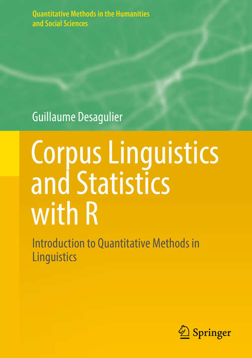Book cover of Corpus Linguistics and Statistics with R