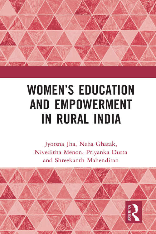 Book cover of Women’s Education and Empowerment in Rural India