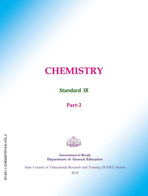 Book cover of Chemistry (Part-2) Class 9th S.C.E.R.T. Kerala Board