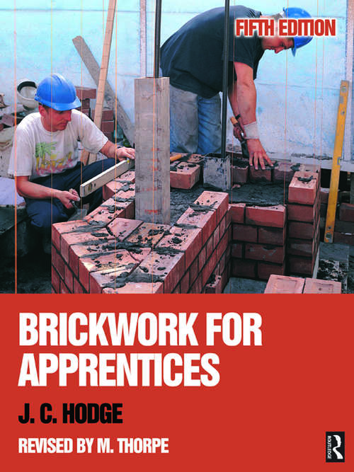 Book cover of Brickwork for Apprentices