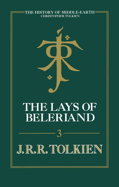 Book cover of The Lays of Beleriand