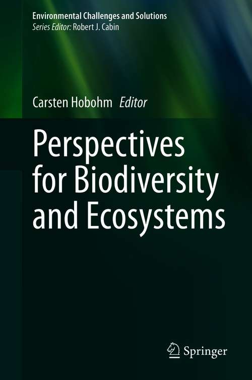 Book cover of Perspectives for Biodiversity and Ecosystems (1st ed. 2021) (Environmental Challenges and Solutions)