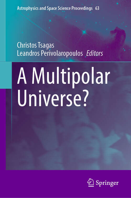 Book cover of A Multipolar Universe? (Astrophysics and Space Science Proceedings #1)