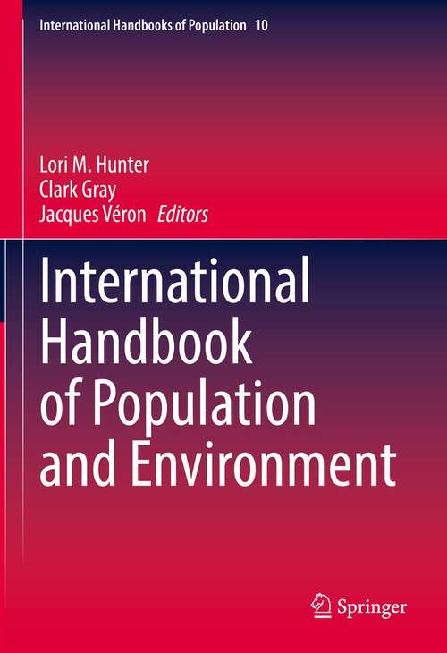 Book cover of International Handbook of Population and Environment (1st ed. 2022) (International Handbooks of Population #10)