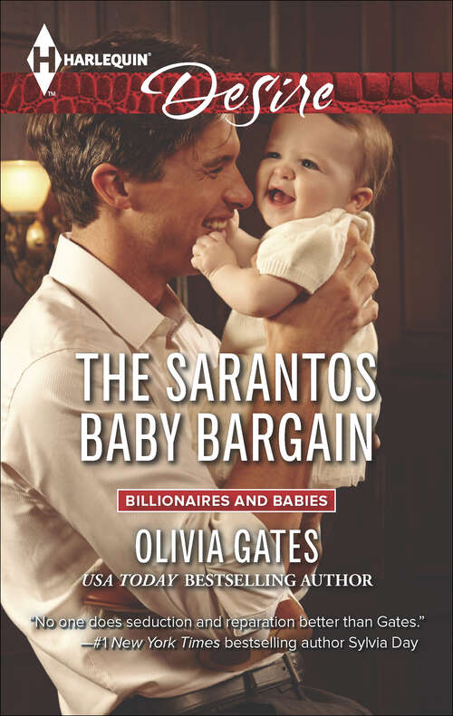Book cover of The Sarantos Baby Bargain
