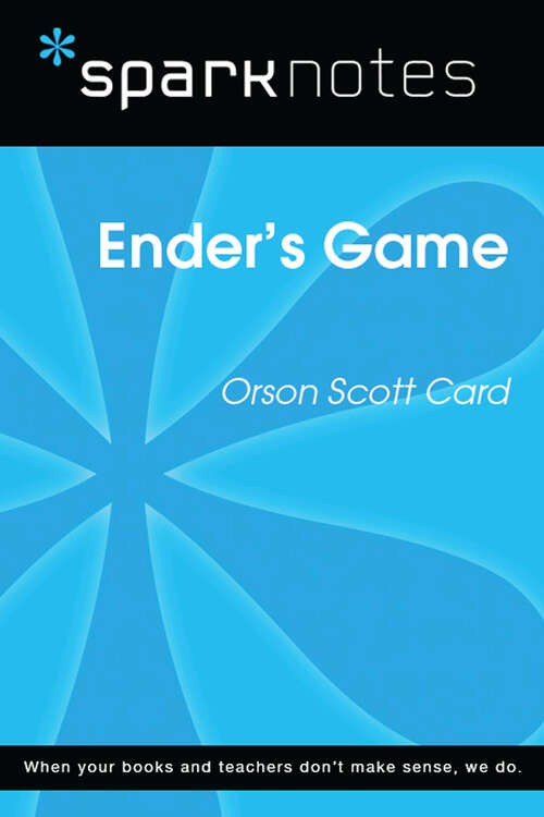 Book cover of Ender's Game (SparkNotes Literature Guide Series)