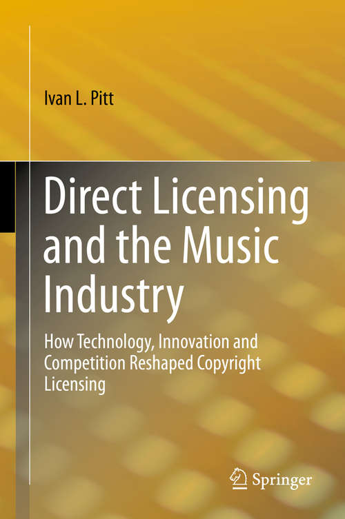 Book cover of Direct Licensing and the Music Industry