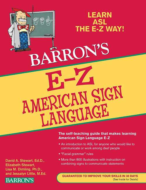 E-Z American Sign Language, 3rd Edition (Barron's E-Z Series)