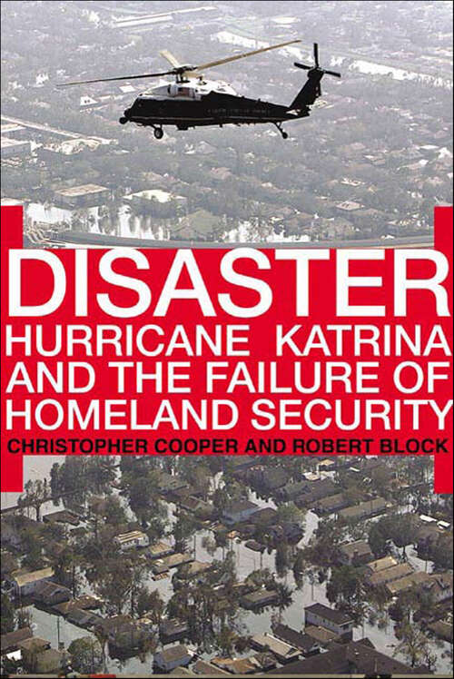 Book cover of Disaster: Hurricane Katrina and the Failure of Homeland Security