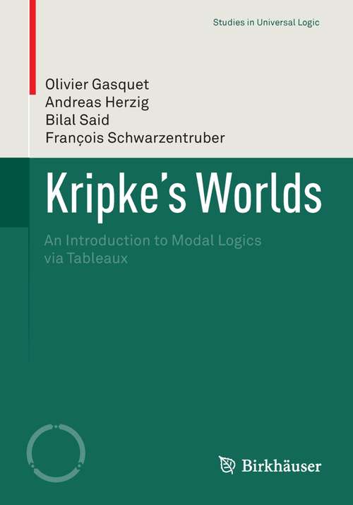 Book cover of Kripke's Worlds