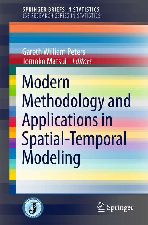 Book cover of Modern Methodology and Applications in Spatial-Temporal Modeling
