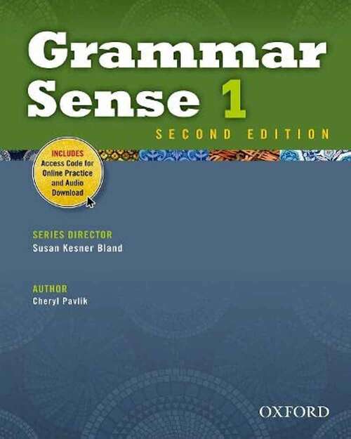 Book cover of Grammar Sense 1 (Second Edition)