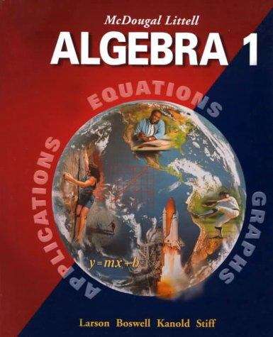 McDougal Littell Algebra 1