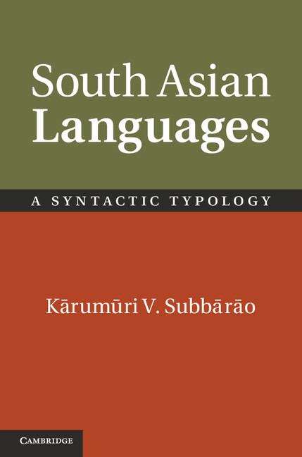 Book cover of South Asian Languages