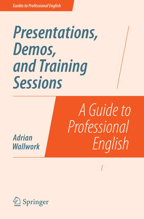 Book cover of Presentations, Demos, and Training Sessions