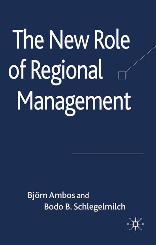 Book cover of The New Role of Regional Management