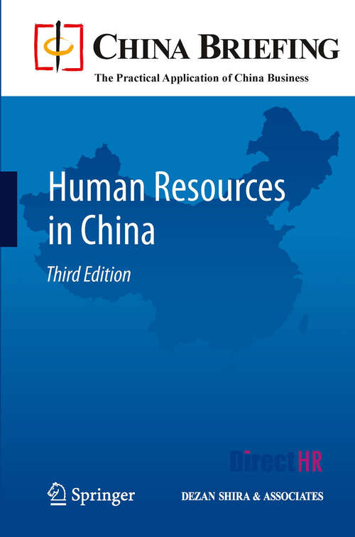 Book cover of Human Resources in China