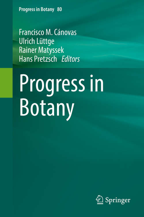 Book cover of Progress in Botany Vol. 80 (Progress in Botany #80)