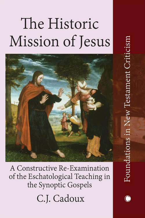 Book cover of The Historic Mission of Jesus: A Constructive Re-Examination of the Eschatological Teaching in the Synoptic Gospels (1) (Foundations in New Testament Criticism)