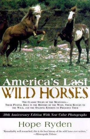 Book cover of America's Last Wild Horses