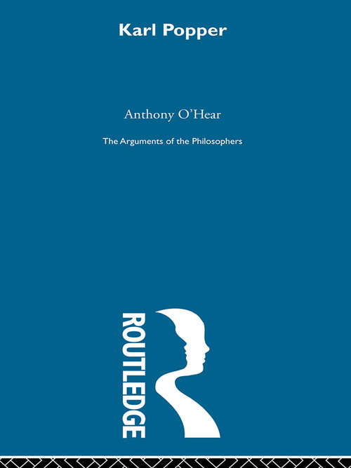 Book cover of Popper-Arg Philosophers