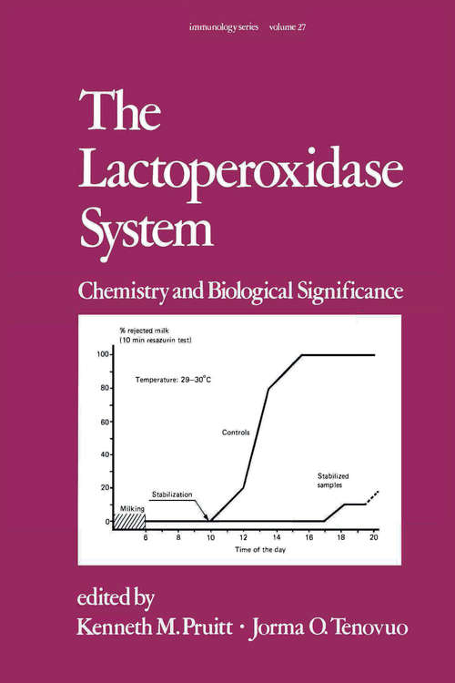 Book cover of The Lactoperoxidase System: Chemistry and Biological Significance