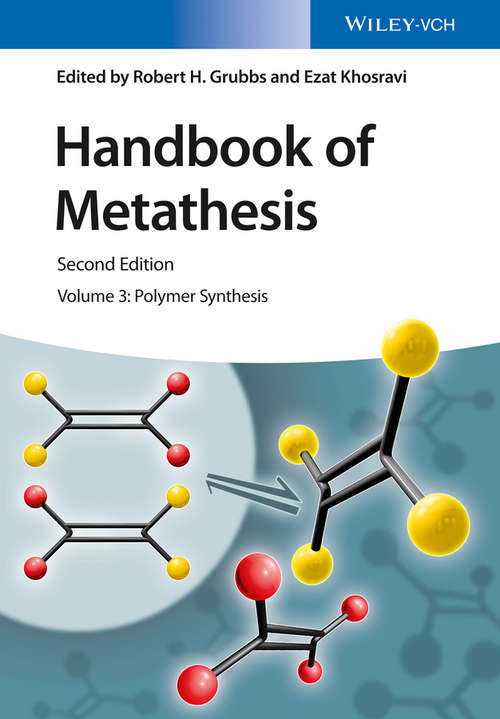Book cover of Handbook of Metathesis